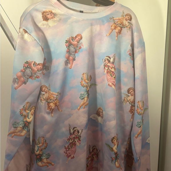 Bershka Sweaters - Bershka inspired Angel Print Sweatshirt